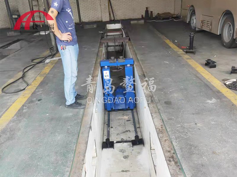 Shanxi Changzhi Public Transport Group bus maintenance lift case