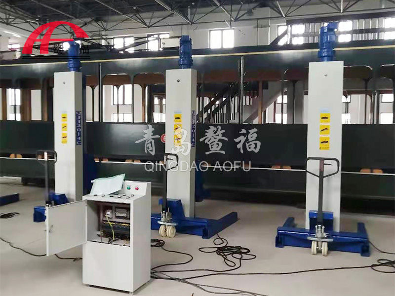 Dongyang 40-ton 8-pillar tire maintenance case