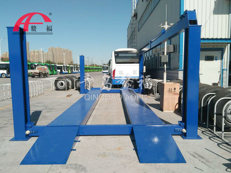 Liaocheng Zhongtong 15 four-post lift maintenance case