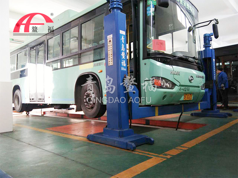 Weihai bus maintenance case