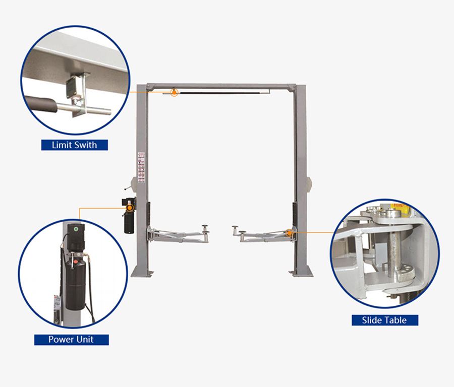 4.5T Floor Two Post Car Lift.jpg